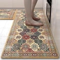 thumbnail image 1 of Kitchen Rugs Set of 2 Anti Fatigue Mats for Kitchen Floor Boho Kitchen Rugs and Mats Non Skid Washable Memory Foam Kitchen Floor Mat Comfort Standing Desk Mat for Front of Sink Laundry, 1 of 6