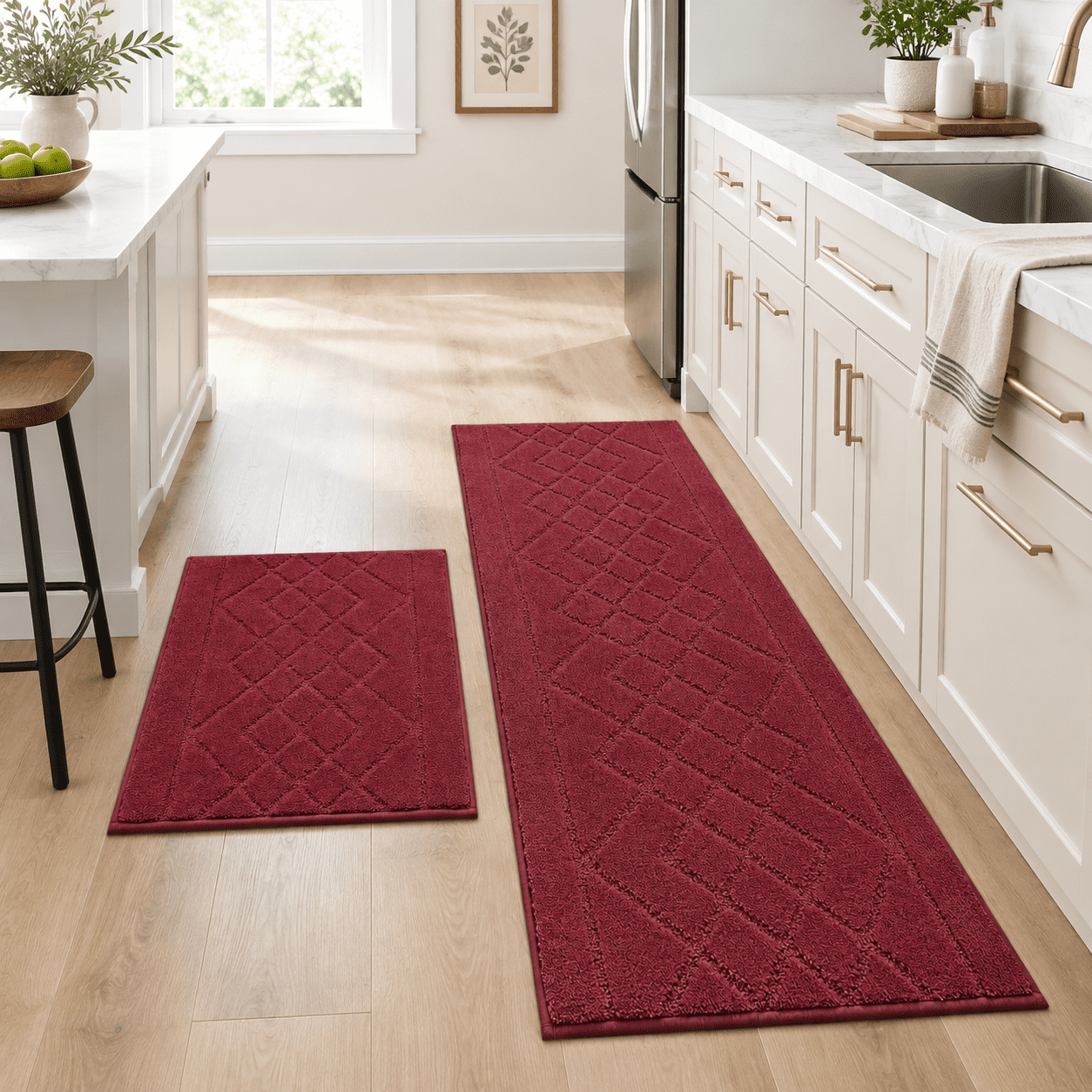 Kitchen Rugs Options Kitchen Rugs Set Of 2 Non Slip Runner 20