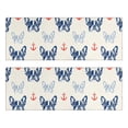 thumbnail image 1 of Kitchen Rugs Sets Of 2,Anchor and Bulldog Dog Anti Fatigue Kitchen Mat Rugs Non Slip Washable,Decorative Kitchen Floor Mats for Kitchen,Sink,Laundry,17"X47", 1 of 5