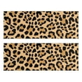 thumbnail image 1 of Kitchen Rugs Sets Of 2,Beige and Black Of Leopard Print Anti Fatigue Kitchen Mat Rugs Non Slip Washable,Decorative Kitchen Floor Mats for Kitchen,Sink,Laundry,17"X47", 1 of 5