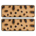 thumbnail image 1 of Kitchen Rugs Sets Of 2,Beige and Black Of Leopard Print Anti Fatigue Kitchen Mat Rugs Non Slip Washable,Decorative Kitchen Floor Mats for Kitchen,Sink,Laundry,17"x47"+17"x47", 1 of 5