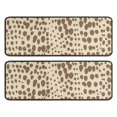 thumbnail image 1 of Kitchen Rugs Sets Of 2,Beige and Brown Of Leopard Print Anti Fatigue Kitchen Mat Rugs Non Slip Washable,Decorative Kitchen Floor Mats for Kitchen,Sink,Laundry,17"x47"+17"x47", 1 of 5