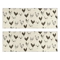 thumbnail image 1 of Kitchen Rugs Sets Of 2,Beige Chicken Sketch Pattern Anti Fatigue Kitchen Mat Rugs Non Slip Washable,Decorative Kitchen Floor Mats for Kitchen,Sink,Laundry,17"X47", 1 of 5