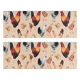 thumbnail image 1 of Kitchen Rugs Sets Of 2,Beige Chicken Watercolor Pattern Anti Fatigue Kitchen Mat Rugs Non Slip Washable,Decorative Kitchen Floor Mats for Kitchen,Sink,Laundry,17"X47", 1 of 5