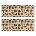 thumbnail image 1 of Kitchen Rugs Sets Of 2,Beige Christmas Gift Pattern Anti Fatigue Kitchen Mat Rugs Non Slip Washable,Decorative Kitchen Floor Mats for Kitchen,Sink,Laundry,17"X47", 1 of 5