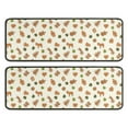 thumbnail image 1 of Kitchen Rugs Sets Of 2,Beige Christmas Gingerbread Pattern Anti Fatigue Kitchen Mat Rugs Non Slip Washable,Decorative Kitchen Floor Mats for Kitchen,Sink,Laundry,17"x47"+17"x47", 1 of 5