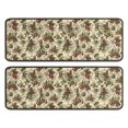 thumbnail image 1 of Kitchen Rugs Sets Of 2,Beige Christmas Pine Cone Pattern Anti Fatigue Kitchen Mat Rugs Non Slip Washable,Decorative Kitchen Floor Mats for Kitchen,Sink,Laundry,17"x47"+17"x47", 1 of 5