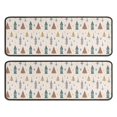 thumbnail image 1 of Kitchen Rugs Sets Of 2,Beige Christmas Tree Pattern Anti Fatigue Kitchen Mat Rugs Non Slip Washable,Decorative Kitchen Floor Mats for Kitchen,Sink,Laundry,17"x47"+17"x47", 1 of 5
