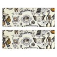 thumbnail image 1 of Kitchen Rugs Sets Of 2,Beige Halloween Skull Pumpkin Pattern Anti Fatigue Kitchen Mat Rugs Non Slip Washable,Decorative Kitchen Floor Mats for Kitchen,Sink,Laundry,17"X47", 1 of 5