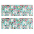 thumbnail image 1 of Kitchen Rugs Sets Of 2,Bichon Dog Blue Florals Anti Fatigue Kitchen Mat Rugs Non Slip Washable,Decorative Kitchen Floor Mats for Kitchen,Sink,Laundry,17"X47", 1 of 5