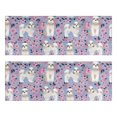 thumbnail image 1 of Kitchen Rugs Sets Of 2,Bichon Dog Purple Florals Anti Fatigue Kitchen Mat Rugs Non Slip Washable,Decorative Kitchen Floor Mats for Kitchen,Sink,Laundry,17"X47", 1 of 5
