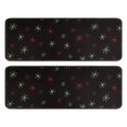 thumbnail image 1 of Kitchen Rugs Sets Of 2,Black Christmas Star Pattern Anti Fatigue Kitchen Mat Rugs Non Slip Washable,Decorative Kitchen Floor Mats for Kitchen,Sink,Laundry,17"x47"+17"x47", 1 of 5