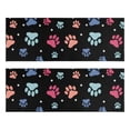 thumbnail image 1 of Kitchen Rugs Sets Of 2,Black Dog Paw Footprint Anti Fatigue Kitchen Mat Rugs Non Slip Washable,Decorative Kitchen Floor Mats for Kitchen,Sink,Laundry,17"X47", 1 of 5