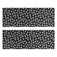 thumbnail image 1 of Kitchen Rugs Sets Of 2,Black Dog Paw Footprint Bone Anti Fatigue Kitchen Mat Rugs Non Slip Washable,Decorative Kitchen Floor Mats for Kitchen,Sink,Laundry,17"X47", 1 of 5