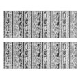 thumbnail image 1 of Kitchen Rugs Sets Of 2,Black Geometric Striped Pattern Anti Fatigue Kitchen Mat Rugs Non Slip Washable,Decorative Kitchen Floor Mats for Kitchen,Sink,Laundry,17"X47", 1 of 5