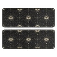 thumbnail image 1 of Kitchen Rugs Sets Of 2,Black Gold Eye Star Constellation Pattern Anti Fatigue Kitchen Mat Rugs Non Slip Washable,Decorative Kitchen Floor Mats for Kitchen,Sink,Laundry,17"x47"+17"x47", 1 of 5