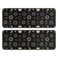 thumbnail image 1 of Kitchen Rugs Sets Of 2,Black Gold Sun Moon Eye Star Pattern Anti Fatigue Kitchen Mat Rugs Non Slip Washable,Decorative Kitchen Floor Mats for Kitchen,Sink,Laundry,17"x47"+17"x47", 1 of 5