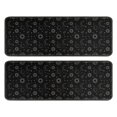 thumbnail image 1 of Kitchen Rugs Sets Of 2,Black Gold Sun Moon Star Pattern Anti Fatigue Kitchen Mat Rugs Non Slip Washable,Decorative Kitchen Floor Mats for Kitchen,Sink,Laundry,17"x47"+17"x47", 1 of 5