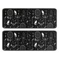 thumbnail image 1 of Kitchen Rugs Sets Of 2,Black Gothic Cat Dreamcatcher Pattern Anti Fatigue Kitchen Mat Rugs Non Slip Washable,Decorative Kitchen Floor Mats for Kitchen,Sink,Laundry,17"x47"+17"x47", 1 of 5