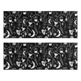 thumbnail image 1 of Kitchen Rugs Sets Of 2,Black Gothic Moon Card Moth Pattern Anti Fatigue Kitchen Mat Rugs Non Slip Washable,Decorative Kitchen Floor Mats for Kitchen,Sink,Laundry,17"X47", 1 of 5