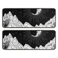 thumbnail image 1 of Kitchen Rugs Sets Of 2,Black Gothic Moon Mountain Pattern Anti Fatigue Kitchen Mat Rugs Non Slip Washable,Decorative Kitchen Floor Mats for Kitchen,Sink,Laundry,17"x47"+17"x47", 1 of 5