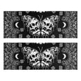 thumbnail image 1 of Kitchen Rugs Sets Of 2,Black Gothic Skull Butterfly Pattern Anti Fatigue Kitchen Mat Rugs Non Slip Washable,Decorative Kitchen Floor Mats for Kitchen,Sink,Laundry,17"X47", 1 of 5