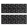 thumbnail image 1 of Kitchen Rugs Sets Of 2,Black Gothic Skull Cat Pattern Anti Fatigue Kitchen Mat Rugs Non Slip Washable,Decorative Kitchen Floor Mats for Kitchen,Sink,Laundry,17"X47", 1 of 5