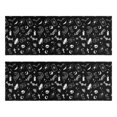 thumbnail image 1 of Kitchen Rugs Sets Of 2,Black Gothic Skull Spider Pattern Anti Fatigue Kitchen Mat Rugs Non Slip Washable,Decorative Kitchen Floor Mats for Kitchen,Sink,Laundry,17"X47", 1 of 5