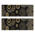 thumbnail image 1 of Kitchen Rugs Sets Of 2,Black Gothic Sun Moon Pattern Anti Fatigue Kitchen Mat Rugs Non Slip Washable,Decorative Kitchen Floor Mats for Kitchen,Sink,Laundry,17"X47", 1 of 5