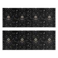 thumbnail image 1 of Kitchen Rugs Sets Of 2,Black Gothic Sun Moon Star Pattern Anti Fatigue Kitchen Mat Rugs Non Slip Washable,Decorative Kitchen Floor Mats for Kitchen,Sink,Laundry,17"X47", 1 of 5