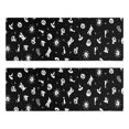 thumbnail image 1 of Kitchen Rugs Sets Of 2,Black Halloween Cat Skull Pattern Anti Fatigue Kitchen Mat Rugs Non Slip Washable,Decorative Kitchen Floor Mats for Kitchen,Sink,Laundry,17"X47", 1 of 5