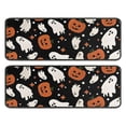 thumbnail image 1 of Kitchen Rugs Sets Of 2,Black Halloween Ghosts and Pumpkins Anti Fatigue Kitchen Mat Rugs Non Slip Washable,Decorative Kitchen Floor Mats for Kitchen,Sink,Laundry,17"x47"+17"x47", 1 of 5