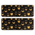 thumbnail image 1 of Kitchen Rugs Sets Of 2,Black Halloween Pumpkin Faces Anti Fatigue Kitchen Mat Rugs Non Slip Washable,Decorative Kitchen Floor Mats for Kitchen,Sink,Laundry,17"x47"+17"x47", 1 of 5