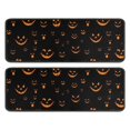 thumbnail image 1 of Kitchen Rugs Sets Of 2,Black Halloween Pumpkin Faces Anti Fatigue Kitchen Mat Rugs Non Slip Washable,Decorative Kitchen Floor Mats for Kitchen,Sink,Laundry,17"x47"+17"x47", 1 of 5