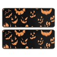 thumbnail image 1 of Kitchen Rugs Sets Of 2,Black Halloween Pumpkin Faces Anti Fatigue Kitchen Mat Rugs Non Slip Washable,Decorative Kitchen Floor Mats for Kitchen,Sink,Laundry,17"x47"+17"x47", 1 of 5