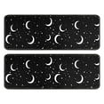 thumbnail image 1 of Kitchen Rugs Sets Of 2,Black Moon Star Pattern Anti Fatigue Kitchen Mat Rugs Non Slip Washable,Decorative Kitchen Floor Mats for Kitchen,Sink,Laundry,17"x47"+17"x47", 1 of 5