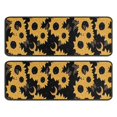 thumbnail image 1 of Kitchen Rugs Sets Of 2,Black Moon Sunflower Pattern Anti Fatigue Kitchen Mat Rugs Non Slip Washable,Decorative Kitchen Floor Mats for Kitchen,Sink,Laundry,17"x47"+17"x47", 1 of 5
