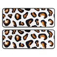 thumbnail image 1 of Kitchen Rugs Sets Of 2,Black and Orange Of Leopard Print Anti Fatigue Kitchen Mat Rugs Non Slip Washable,Decorative Kitchen Floor Mats for Kitchen,Sink,Laundry,17"x47"+17"x47", 1 of 5
