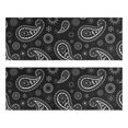 thumbnail image 1 of Kitchen Rugs Sets Of 2,Black Paisley and Floral Pattern Anti Fatigue Kitchen Mat Rugs Non Slip Washable,Decorative Kitchen Floor Mats for Kitchen,Sink,Laundry,17"X47", 1 of 5