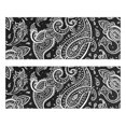 thumbnail image 1 of Kitchen Rugs Sets Of 2,Black Paisley Pattern Anti Fatigue Kitchen Mat Rugs Non Slip Washable,Decorative Kitchen Floor Mats for Kitchen,Sink,Laundry,17"X47", 1 of 5