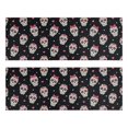 thumbnail image 1 of Kitchen Rugs Sets Of 2,Black Pink Skull Pattern Anti Fatigue Kitchen Mat Rugs Non Slip Washable,Decorative Kitchen Floor Mats for Kitchen,Sink,Laundry,17"X47", 1 of 5