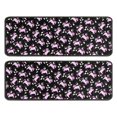 thumbnail image 1 of Kitchen Rugs Sets Of 2,Black Pink Unicorn Pattern Anti Fatigue Kitchen Mat Rugs Non Slip Washable,Decorative Kitchen Floor Mats for Kitchen,Sink,Laundry,17"x47"+17"x47", 1 of 5