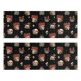 thumbnail image 1 of Kitchen Rugs Sets Of 2,Black Skull Flower Mushroom Pattern Anti Fatigue Kitchen Mat Rugs Non Slip Washable,Decorative Kitchen Floor Mats for Kitchen,Sink,Laundry,17"X47", 1 of 5