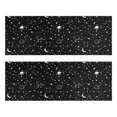 thumbnail image 1 of Kitchen Rugs Sets Of 2,Black Star Planet Moon Pattern Anti Fatigue Kitchen Mat Rugs Non Slip Washable,Decorative Kitchen Floor Mats for Kitchen,Sink,Laundry,17"X47", 1 of 5