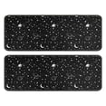 thumbnail image 1 of Kitchen Rugs Sets Of 2,Black Star Planet Moon Pattern Anti Fatigue Kitchen Mat Rugs Non Slip Washable,Decorative Kitchen Floor Mats for Kitchen,Sink,Laundry,17"x47"+17"x47", 1 of 5