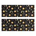 thumbnail image 1 of Kitchen Rugs Sets Of 2,Black Sun Moon Star Pattern Anti Fatigue Kitchen Mat Rugs Non Slip Washable,Decorative Kitchen Floor Mats for Kitchen,Sink,Laundry,17"X47", 1 of 5