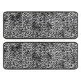 thumbnail image 1 of Kitchen Rugs Sets Of 2,Black and Tan Leopard Print Anti Fatigue Kitchen Mat Rugs Non Slip Washable,Decorative Kitchen Floor Mats for Kitchen,Sink,Laundry,17"x47"+17"x47", 1 of 5