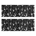thumbnail image 1 of Kitchen Rugs Sets Of 2,Black Tarot Moon Moth Pattern Anti Fatigue Kitchen Mat Rugs Non Slip Washable,Decorative Kitchen Floor Mats for Kitchen,Sink,Laundry,17"X47", 1 of 5