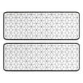 thumbnail image 1 of Kitchen Rugs Sets Of 2,Black White Checkerboard Checkered Pattern Anti Fatigue Kitchen Mat Rugs Non Slip Washable,Decorative Kitchen Floor Mats for Kitchen,Sink,Laundry,17"x47"+17"x47", 1 of 5