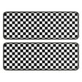 thumbnail image 1 of Kitchen Rugs Sets Of 2,Black White Checkered Pattern Anti Fatigue Kitchen Mat Rugs Non Slip Washable,Decorative Kitchen Floor Mats for Kitchen,Sink,Laundry,17"x47"+17"x47", 1 of 5